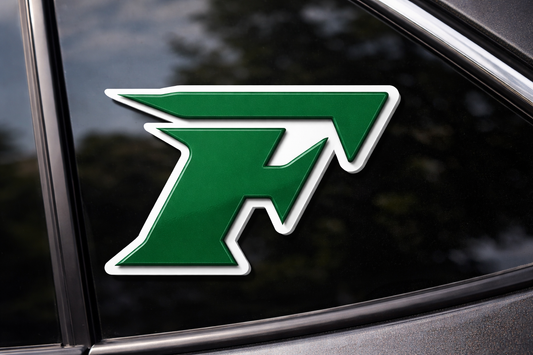 Freeland "F" 3D car decal
